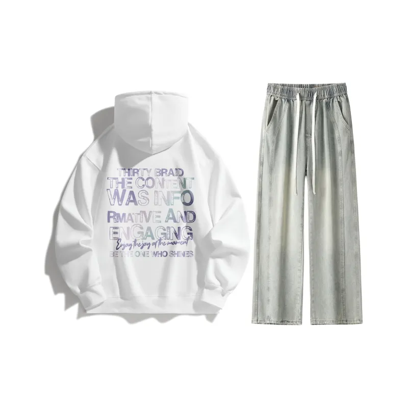 30BRAID Sweatshirt Sets Unisex-46