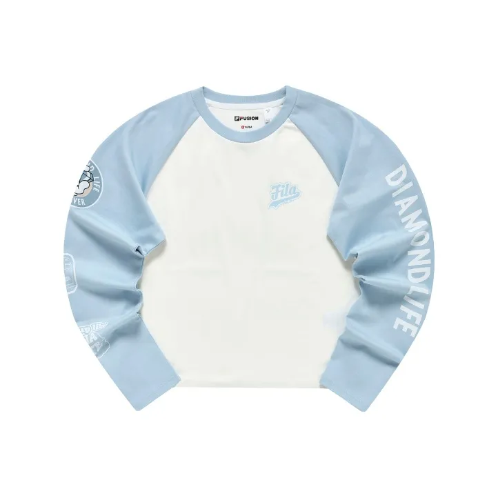 FILA FUSION SS23 Raglan Sleeve T Shirt Women's White-0