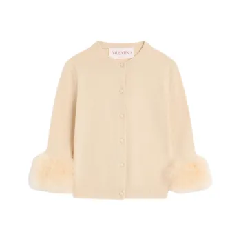 Valentino SS25 Sweater Women's Light Beige