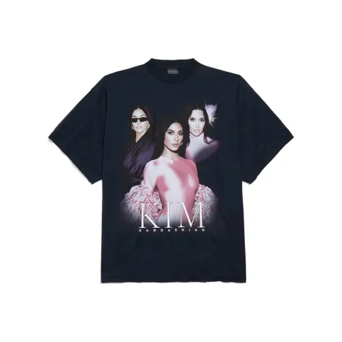 Balenciaga Ambassador Fanclub Series Kim K Oversized T shirt Faded Black