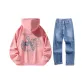 Watermelon Pink+Vintage Blue Pants