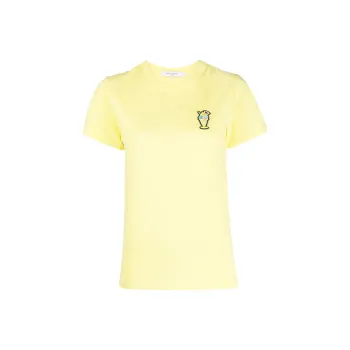 Maison Kitsune T Shirts Women's Yellow