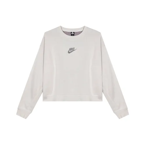Nike Sweatshirt Women's Light Silver Gray