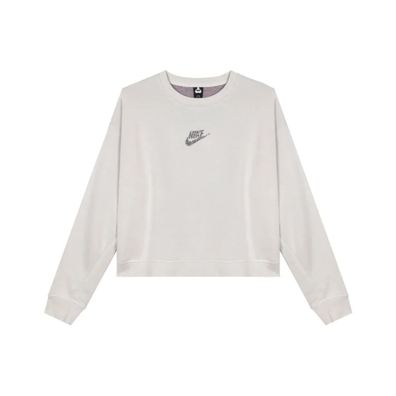 Nike Sweatshirt Women's Light Silver Gray-0
