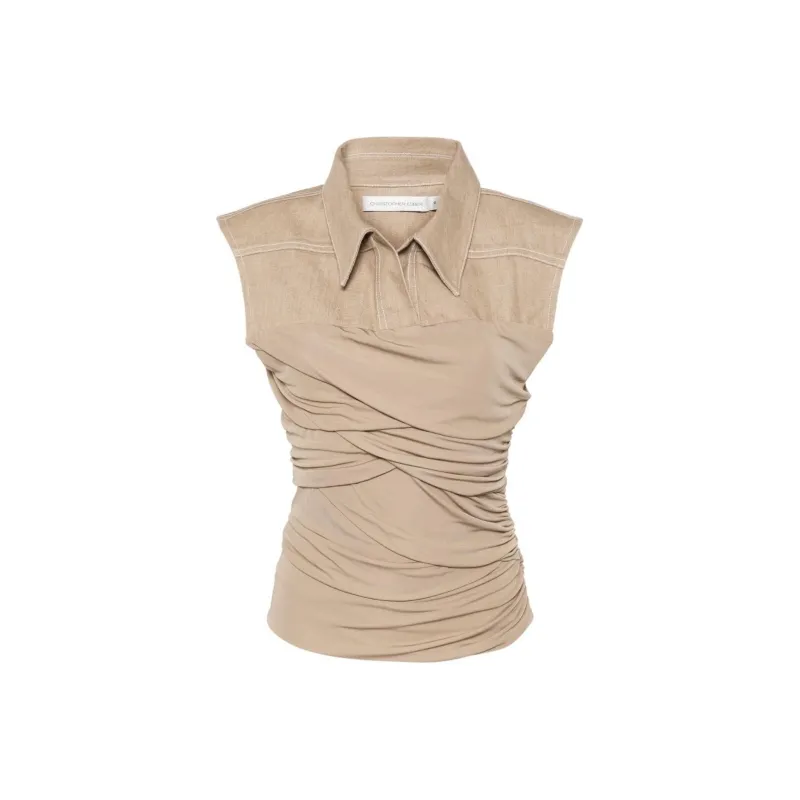 Christopher Esber Calda Ruched Top-0