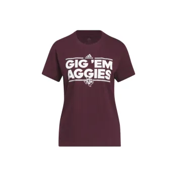 Adidas Texas A&M T-Shirts Women's Fuchsia