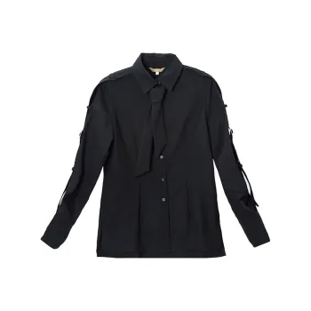 D. MARTINA QUEEN Shirts Women's Qin Ink Black