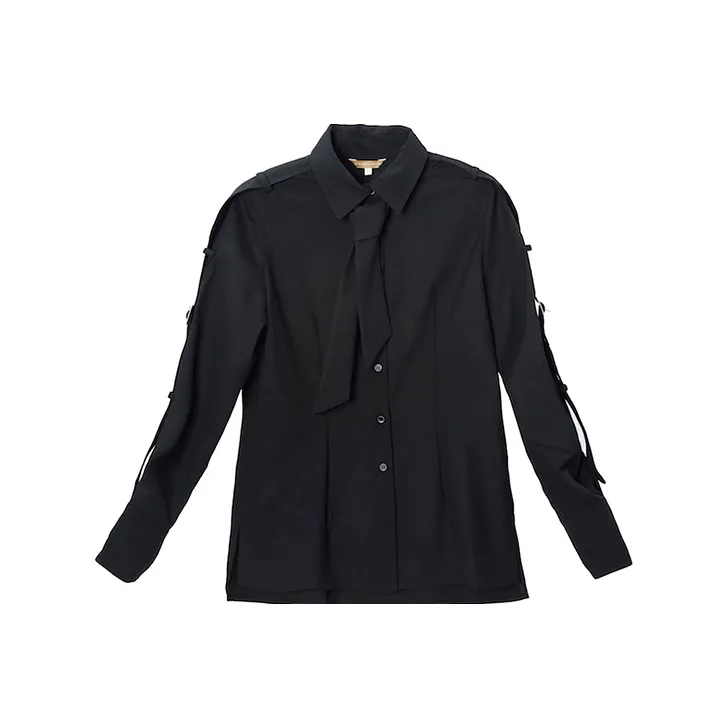 D. MARTINA QUEEN Shirts Women's Qin Ink Black-0