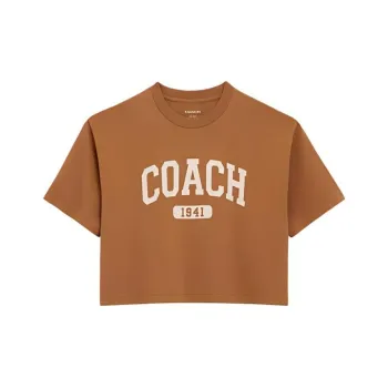 COACH SS24 T Shirt Women's Light Brown
