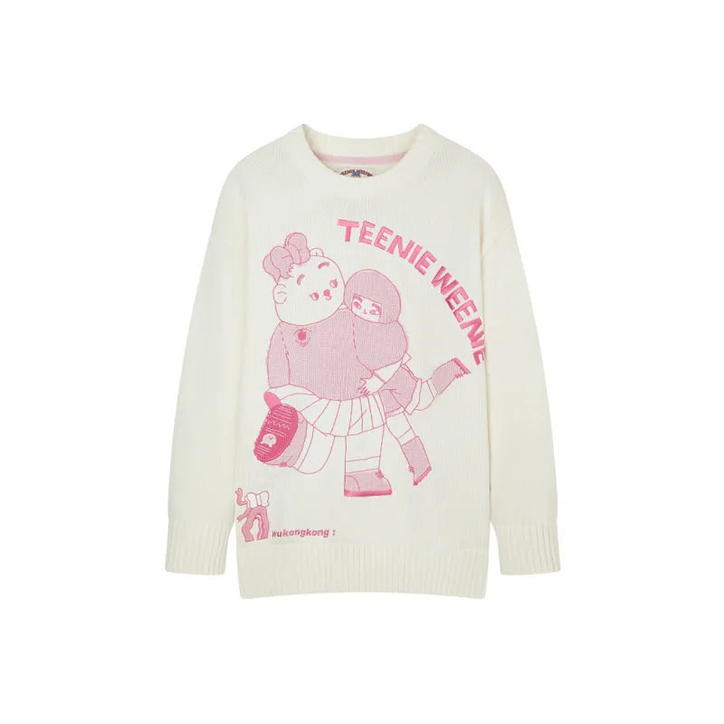 Teenie Weenie Sweaters Women's Ivory White-0