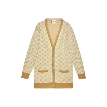 GUCCI Gg Pattern Buttoned Cardigan