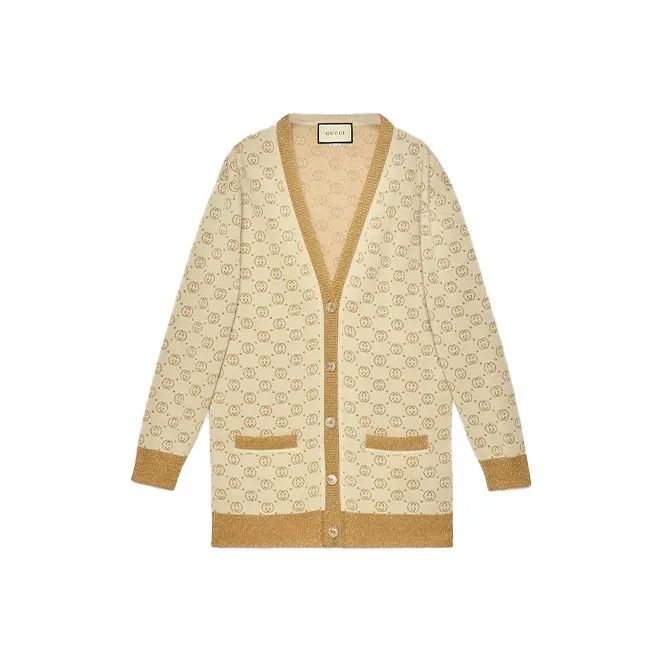 GUCCI Gg Pattern Buttoned Cardigan-0