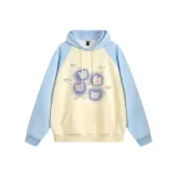 Light Blue & Apricot