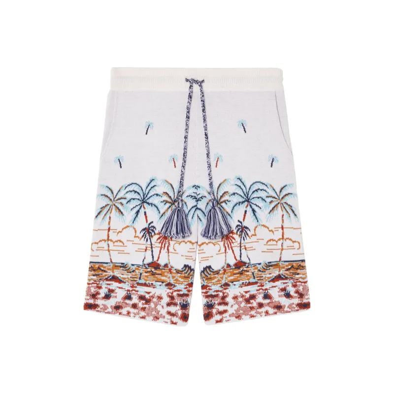 Alanui The Tale Of Hawaiian Drawstring Shorts-0