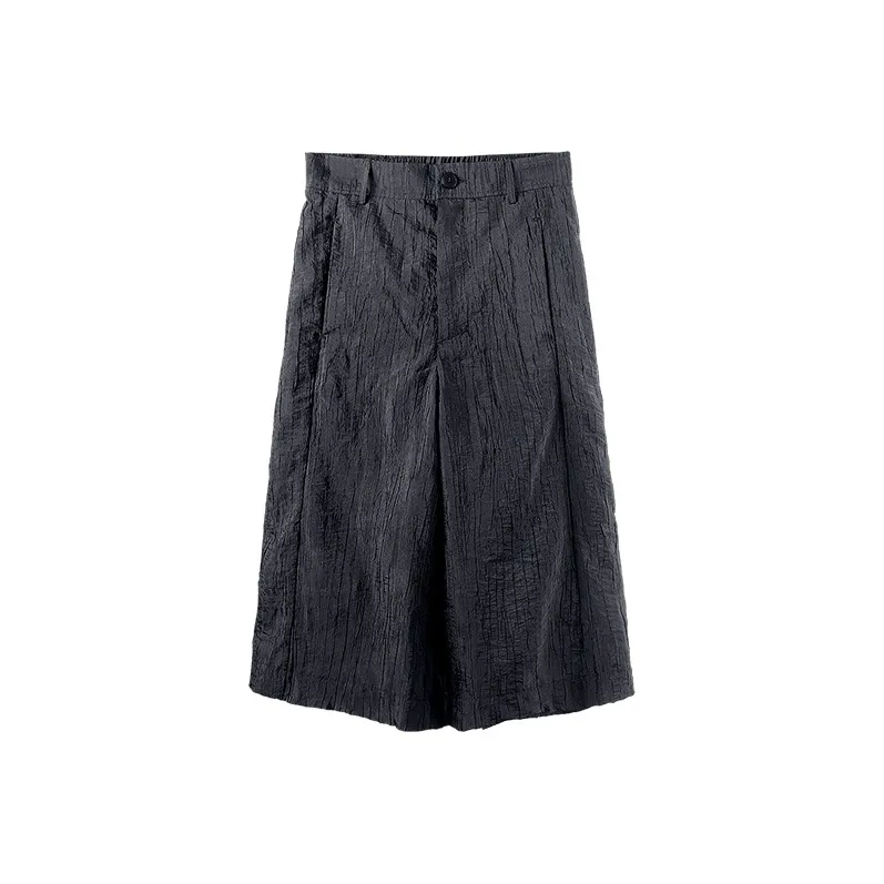 HUANXIANGZHE Casual Shorts Unisex Black-0