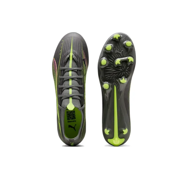 PUMA AG Short Rubber Studs FG Long Rubber Studs Anti Slip Wear Resistant Soccer Shoes Men's Black-3