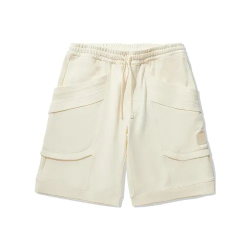 LiNing x CHENGLONGLIANMING Casual Shorts Men's Papyrus White