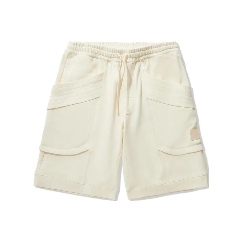 LiNing x CHENGLONGLIANMING Casual Shorts Men's Papyrus White-0