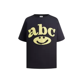 HEYABC T Shirt Unisex Navy Blue With A Hint Of Black