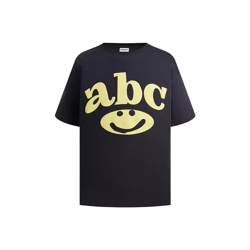 HEYABC T Shirt Unisex Navy Blue With A Hint Of Black-0