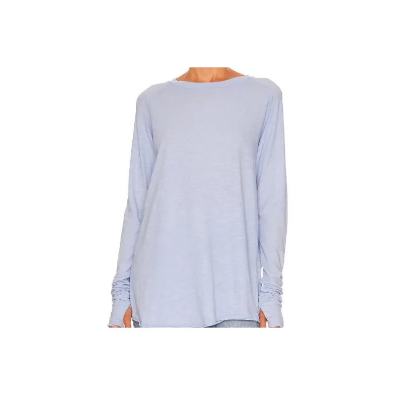 FREE PEOPLE T-Shirts Women's Vintage Blue-0