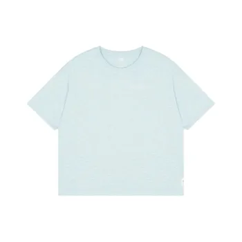 New Balance Set in Sleeve T Shirt Women's Light Blue