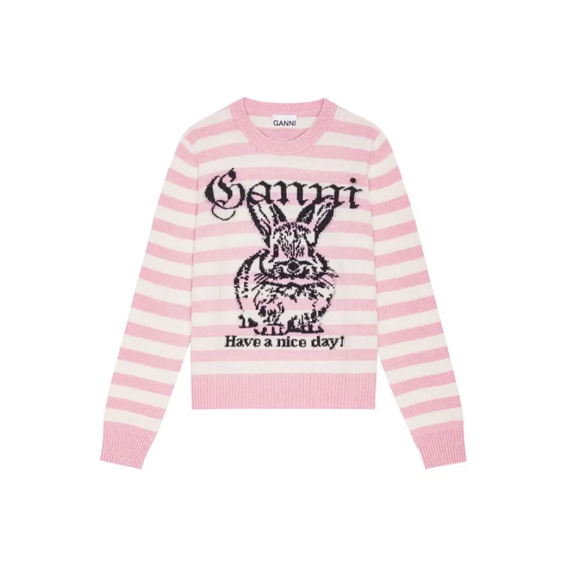 GANNI Intarsia knit Jumper-0