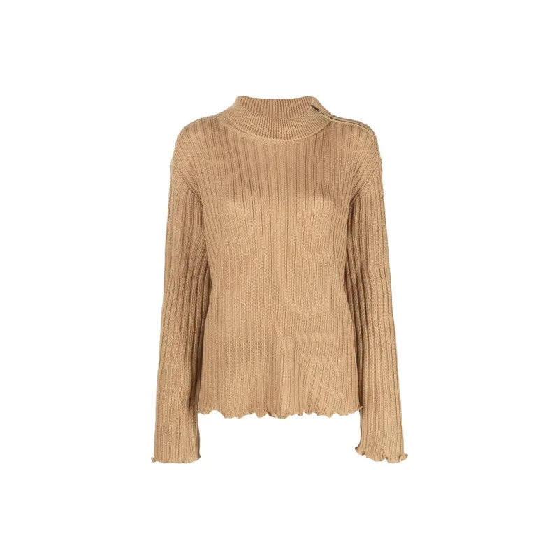 Maison Margiela Long Sleeved Ribbed Jumper-0