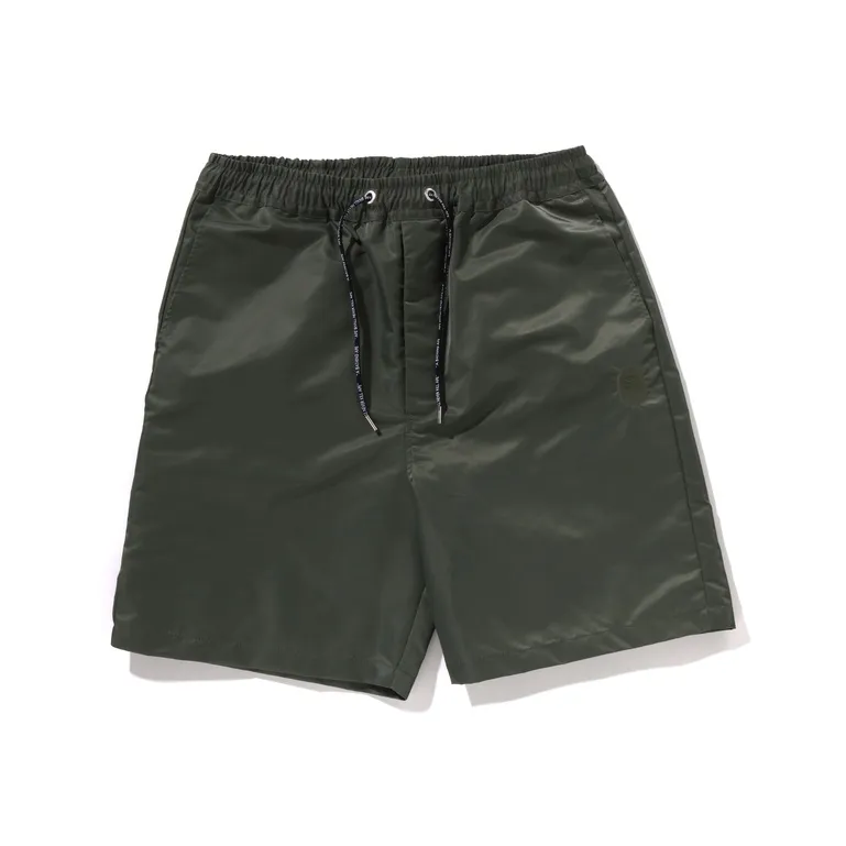 A BATHING APE Head Nylon Twill Relaxed Fit Shorts-4