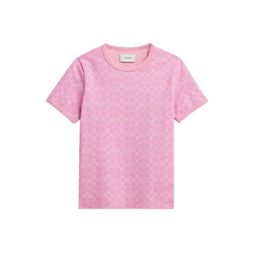 COACH SS24 T Shirt Women's Pink