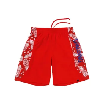 SPALDING Casual Shorts Unisex Red