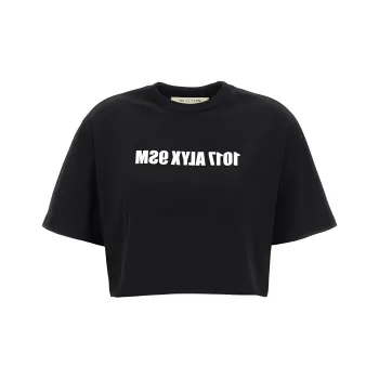 1017 ALYX 9SM Logo Printed Cropped T Shirt