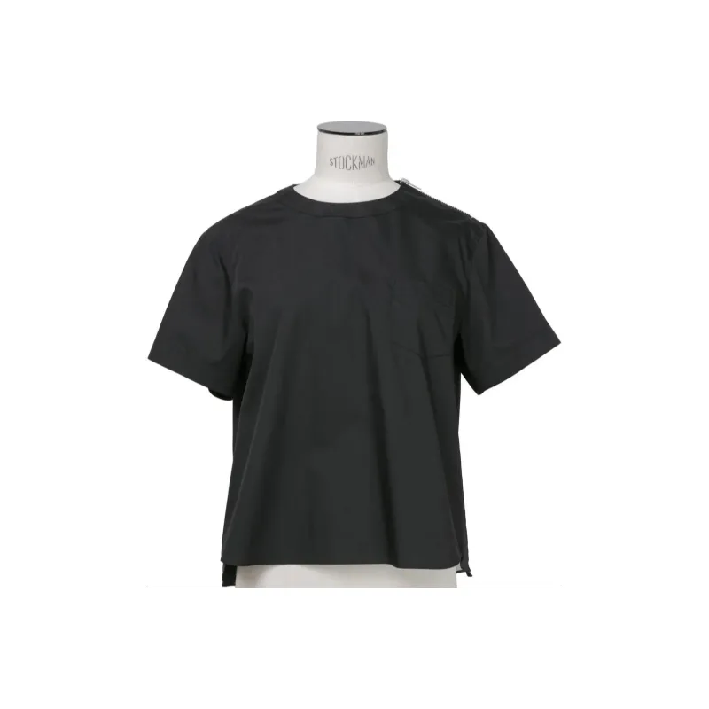 Sacai Box pleat T shirt-0