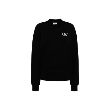 OFF WHITE Initial appliqué Sweatshirt