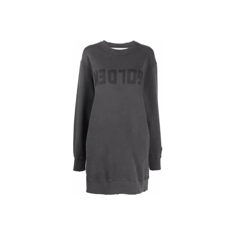 Golden Goose Logo Printed Crewneck Dress-0