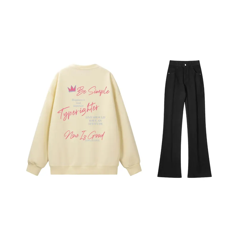 TYPERIGHTER Sweatshirt Set Unisex-10