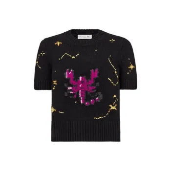 DIOR FW22 Cashmere Sweater Women's Black
