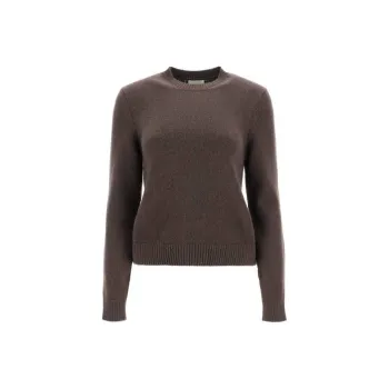 KHAITE Crewneck Knitted Pullover