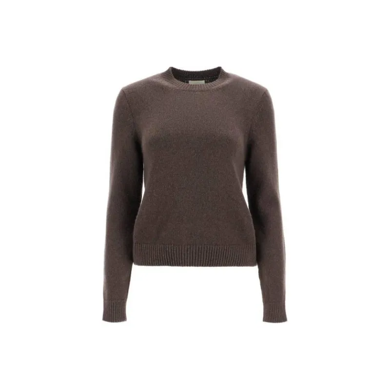 KHAITE Crewneck Knitted Pullover-0
