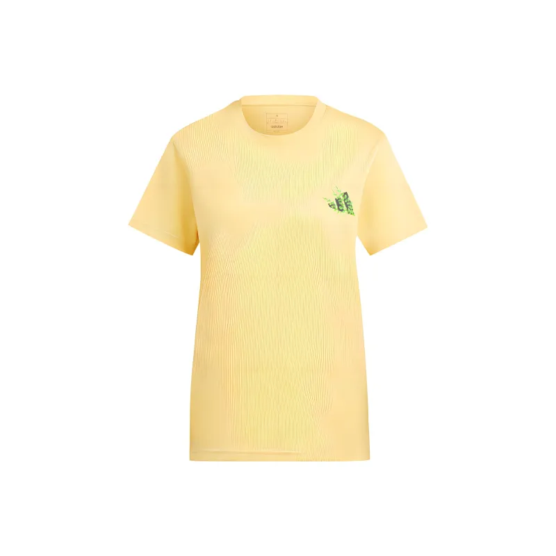 Adidas EARTH DAY T-Shirt Women's Yellow-0