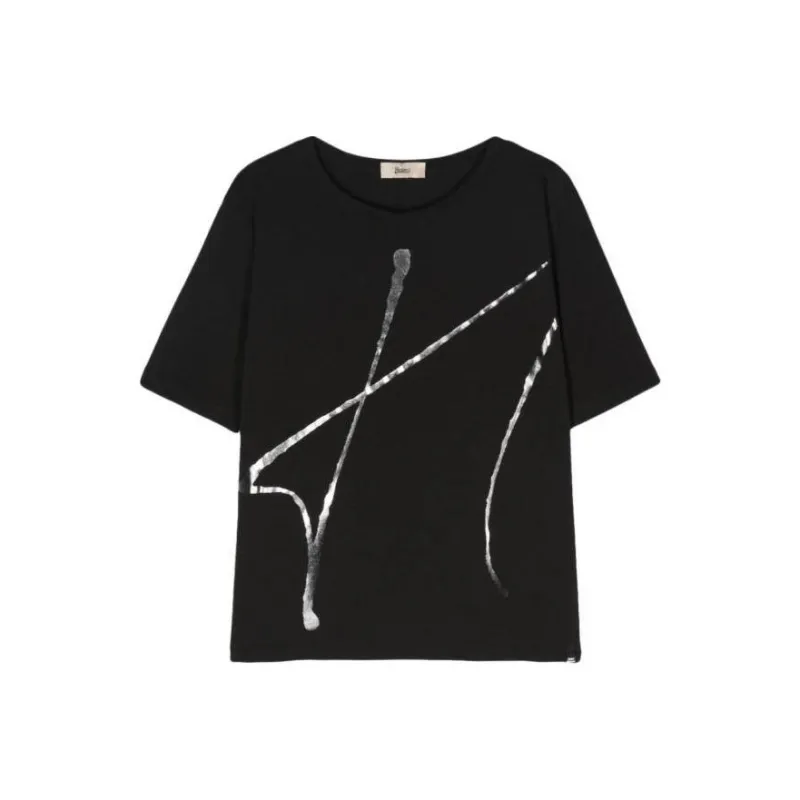HERNO Logo plaque T shirt-0