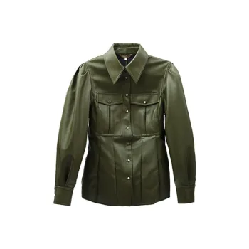 D. MARTINA QUEEN Shirts Women's Olive Green