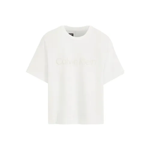 CALVIN KLEIN T Shirt Women's Moon White