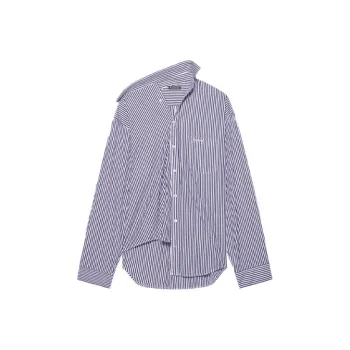 Balenciaga Shirt Women's Dark Blue