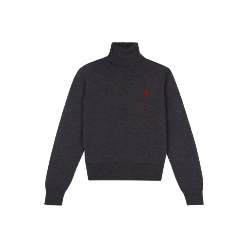 AMIPARIS Ami De Coeur High Neck Knitted Jumper-0