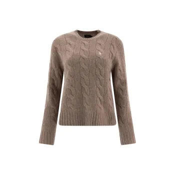 Polo Ralph Lauren Pony Embroidered Cable Knitted Jumper