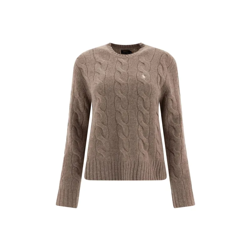 Polo Ralph Lauren Pony Embroidered Cable-Knitted Jumper-0