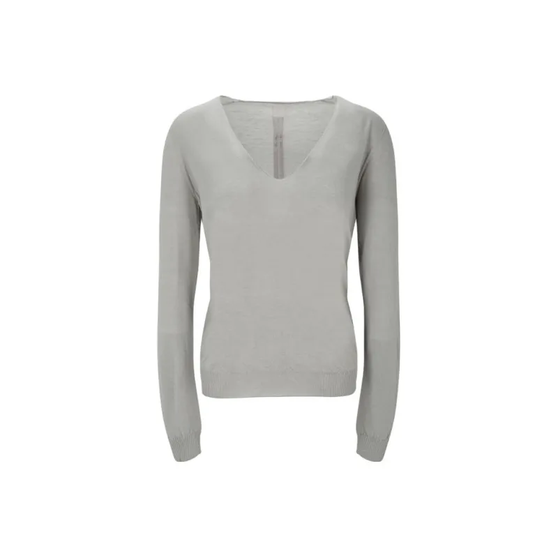 RICK OWENS V Neck Knitted Jumper-0