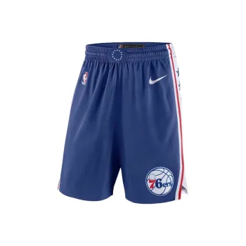 NBA x Nike Philadelphia 76ers Persons Team ICON Collection Swingman Shorts Basketball Shorts Men's Blue/White