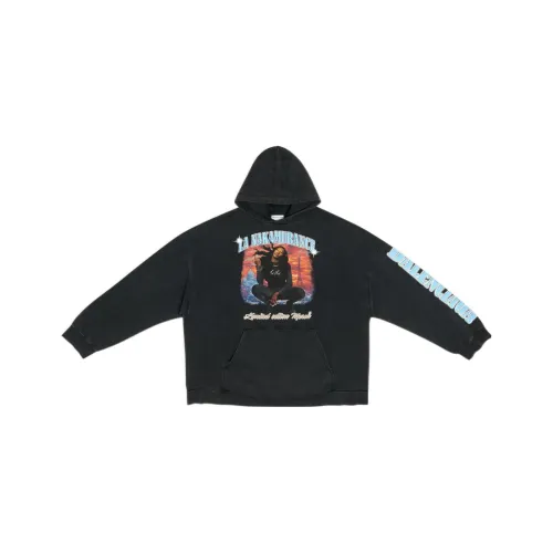 Balenciaga Music Aya Nakamura Merch Hoodie Wide Fit 'Black'